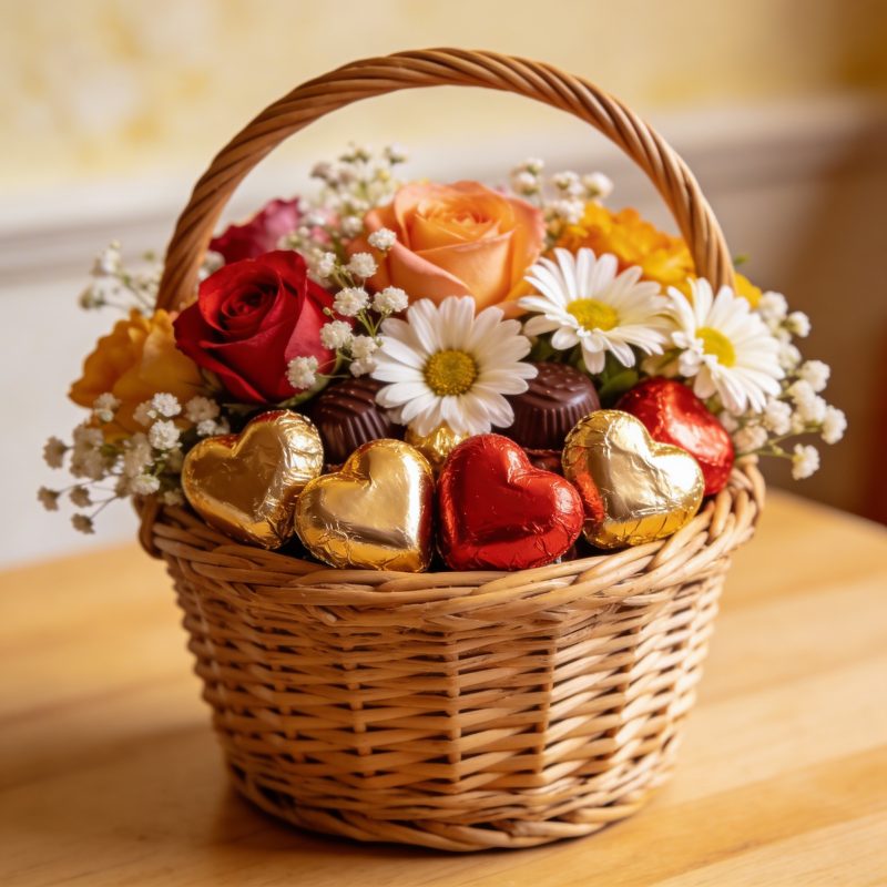 Presentes Corporativos com Flores e Vinhos